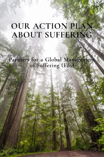 Book cover of Our Action Plan About Suffering